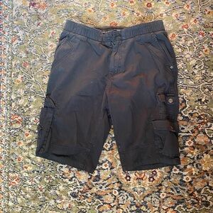 Black Cargo Shorts